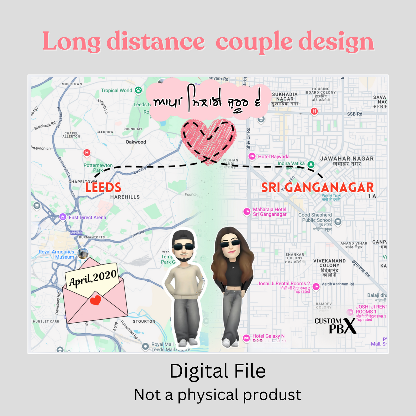 Cute Couple Design (Digital file only )