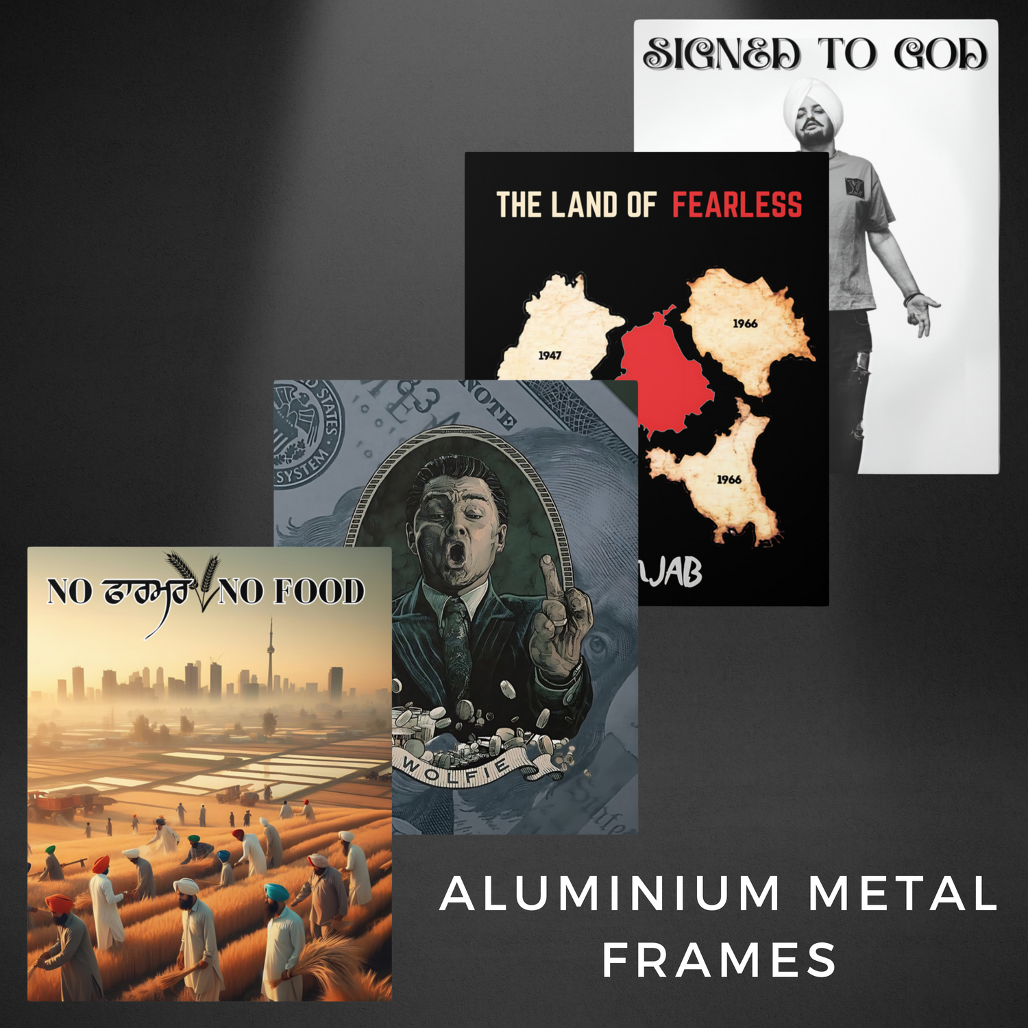 Aluminium metal prints