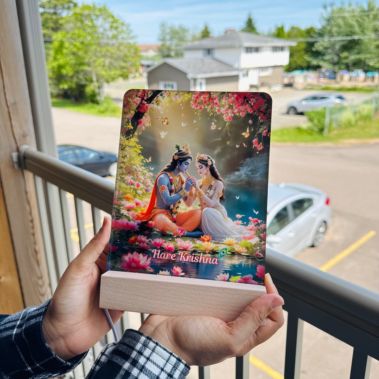 Glow Frame (Hare Krishna)